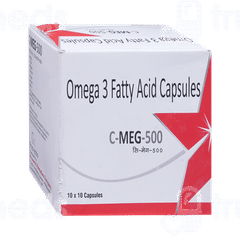 C Meg 500 MG Capsule 10