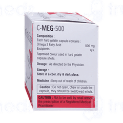 C Meg 500 MG Capsule 10