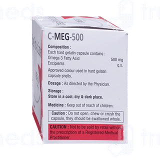 C Meg 500 MG Capsule 10