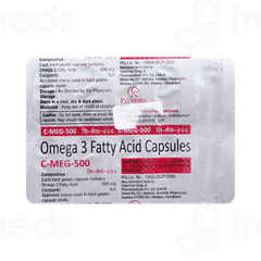 C Meg 500 MG Capsule 10