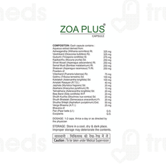Sdh Naturals Zoa Plus Capsule 60