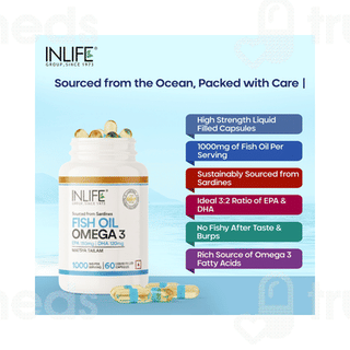 Inlife Fish Oil 1000 MG Capsule 60