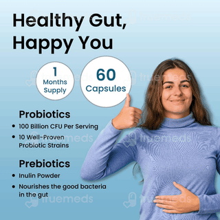 Zeroharm Sciences Gut Army Prebiotic And Probiotic Capsule 60