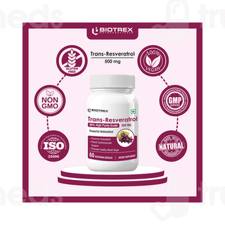 Biotrex Resveratrol 500 MG Capsule 60