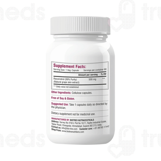 Biotrex Resveratrol 500 MG Capsule 60