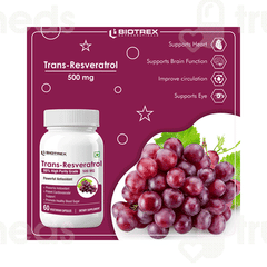 Biotrex Resveratrol 500 MG Capsule 60