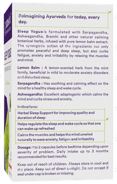 Siddhayu Sleep Yogue Capsule 60