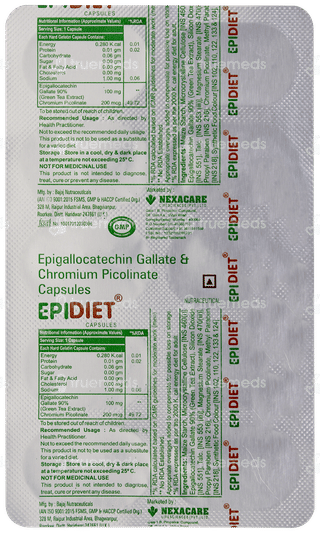 Epidiet Capsule 10