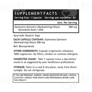 Inlife Gymnema Sylvestre 500 Mg Capsule 60