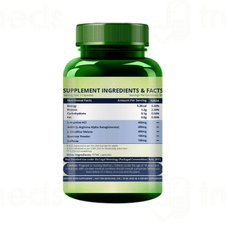 Himalayan Organics Nitric Oxide 1400 MG Capsule 60