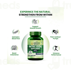 Himalayan Organics Nitric Oxide 1400 MG Capsule 60