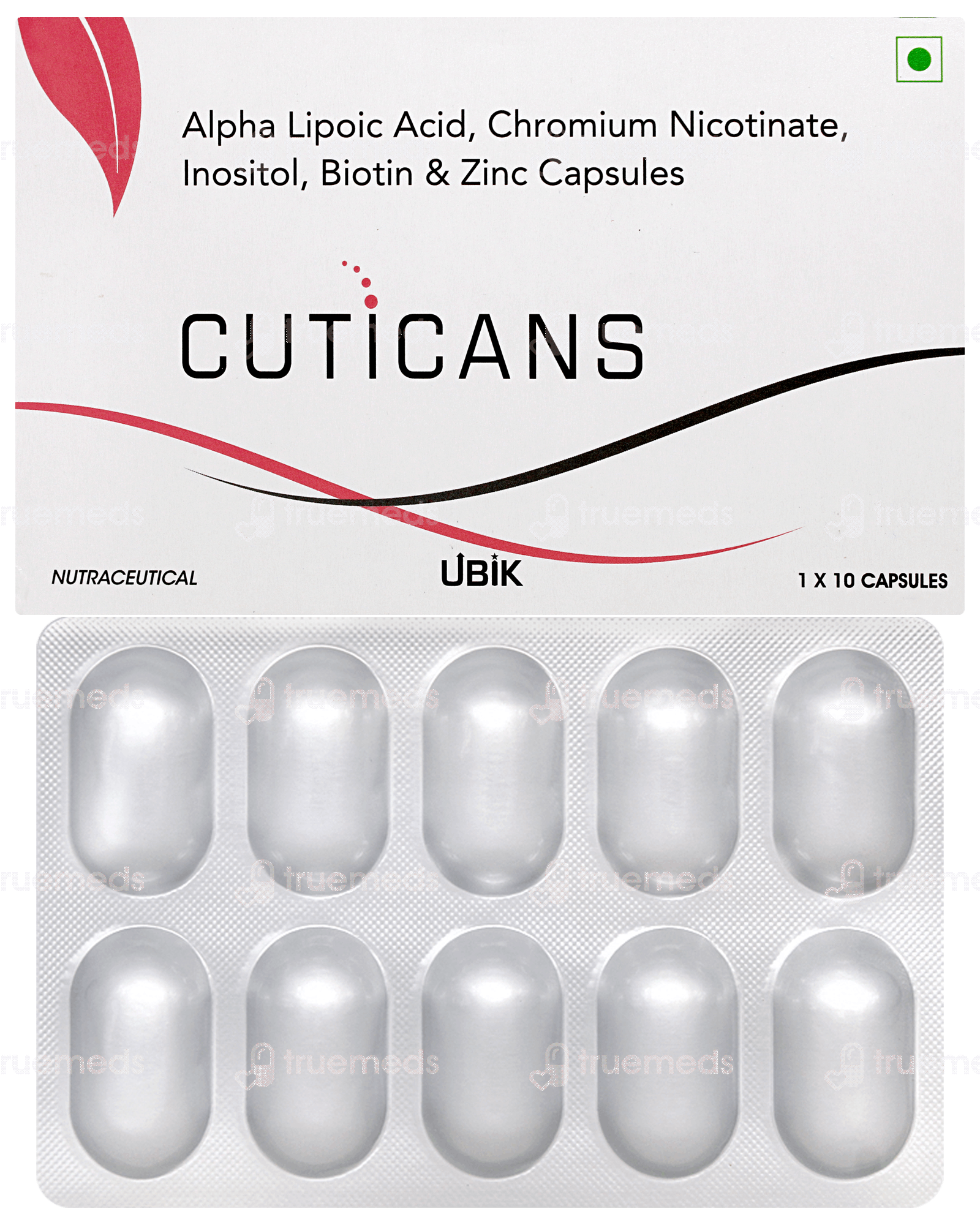 Cuticans Capsule 10 - Uses, Side Effects, Dosage, Price | Truemeds