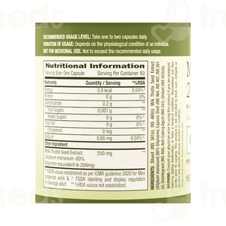 Gnc Herbal Plus Milk Thistle 250mg Capsule 60