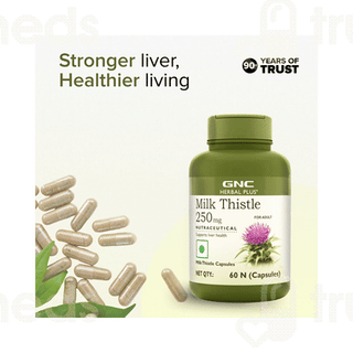 Gnc Herbal Plus Milk Thistle 250mg Capsule 60