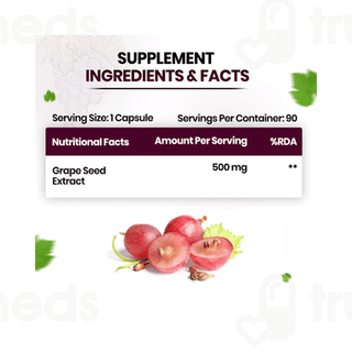 Himalayan Organics Grape Seed Extract 500 MG Capsule 90