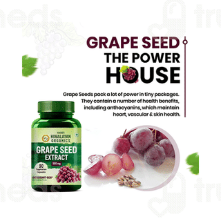 Himalayan Organics Grape Seed Extract 500 MG Capsule 90