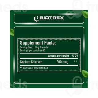 Biotrex Selenium 200 Mcg Veg Capsule 60