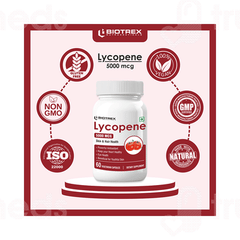 Biotrex Lycopene 5000mcg Vegetarian Capsule 60