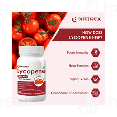 Biotrex Lycopene 5000mcg Vegetarian Capsule 60