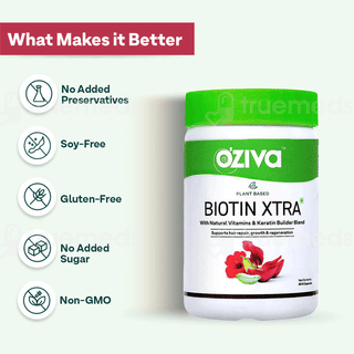 Oziva Biotin Xtra Plant Based Capsule 60