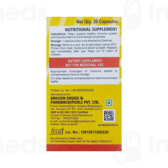 Baksons Vitamin C Quercetin & Zinc Capsule 30