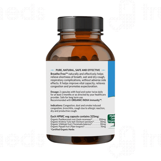 Organic India Breathe Free Capsule 180