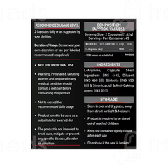 Muscleblaze L Arginine Capsule 90