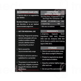 Muscleblaze L Arginine Capsule 90
