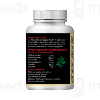 Natural Sex Timing Increase Capsule 60