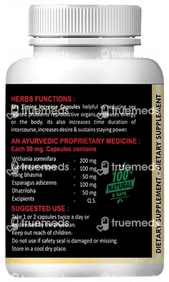 Natural Sex Timing Increase Capsule 60