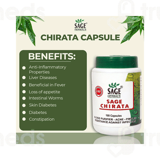 Sage Herbals Chirata Capsule 100