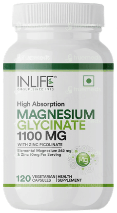 Inlife Magnesium Glycinate With Zinc Picolinate Capsule 120 Inlife Magnesium Glycinate With Zinc Picolinate Capsule 120
