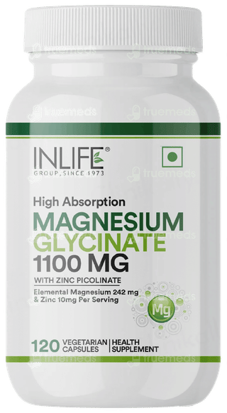 Inlife Magnesium Glycinate With Zinc Picolinate Capsule 120