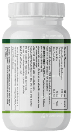 Inlife Magnesium Glycinate With Zinc Picolinate Capsule 120