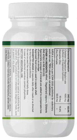 Inlife Magnesium Glycinate With Zinc Picolinate Capsule 120