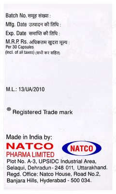 Natclovir 250 Capsule 30