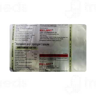 Britorva Cv 10/75 MG Capsule 10