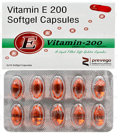 E Vitamin 200 MG Capsule 10