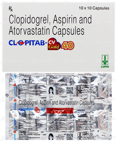 Clopitab Cv Gold 40 Capsule 10