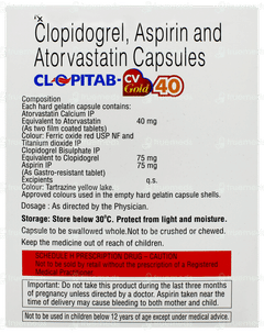 Clopitab Cv Gold 40 Capsule 10
