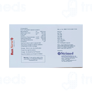 Rexnerve Plus Softgel Capsule 10