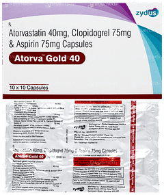 Atorva Gold 40 Capsule 10