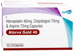 Atorva Gold 40 Capsule 10
