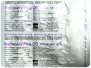 Meconerv Plus Od Capsule 10