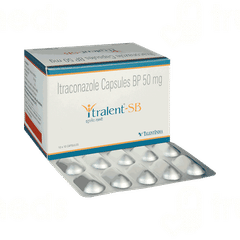 Itralent Sb 50 MG Capsule 10