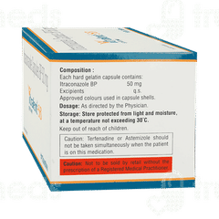 Itralent Sb 50 MG Capsule 10