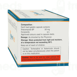 Itralent Sb 50 MG Capsule 10