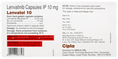 Lenvatol 10 Capsule 10 Lenvatol 10 Capsule 10