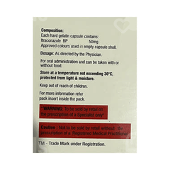 Flucos Itz 50 MG Capsule 10 Flucos Itz 50 MG Capsule 10