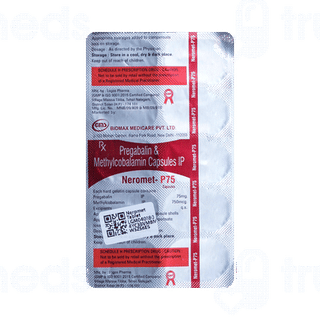 Neromet P 750 Mcg/ 75 MG Capsule 10